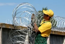 Photo of Защита территории с помощью колючей проволоки типа «концертина»